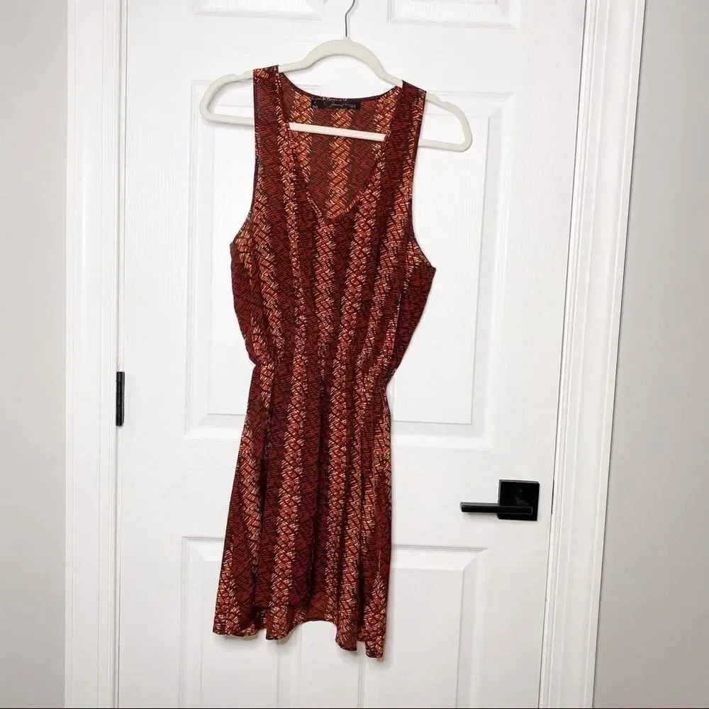 PATTERSON J. KINCAID Sleeveless Lightweight Fit & Flare Dress Size Small